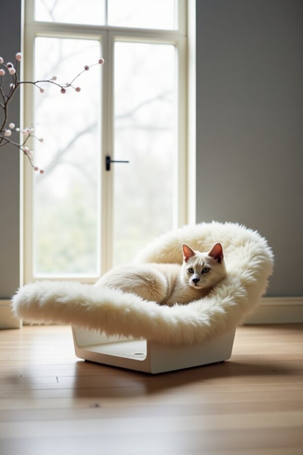 Deluxe Faux Fur Window Perch