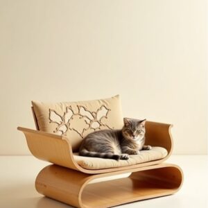 Elevated Bamboo Cat Lounger