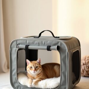 Convertible Travel Cat Carrier Bed