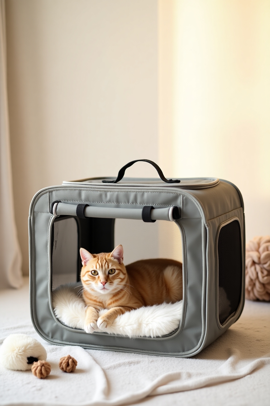 Convertible Travel Cat Carrier Bed