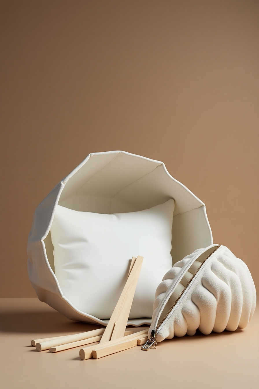 Collapsible Canvas Cat Tent Bed